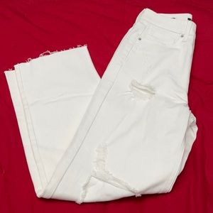 Straight leg mom jeans